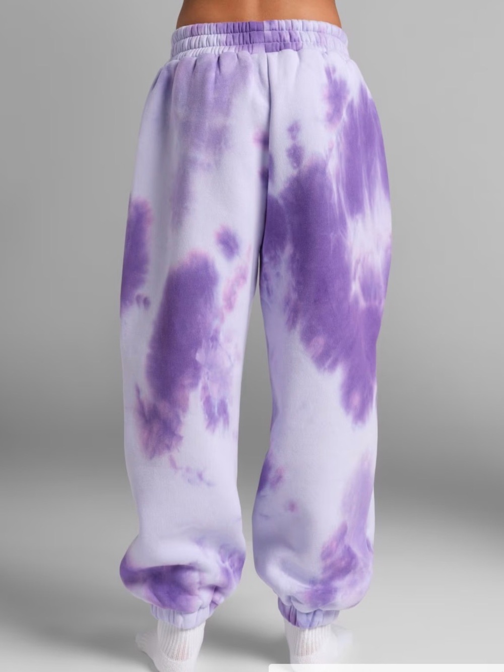 Kids' Purple Tie-Dye Jogger Sweatpants